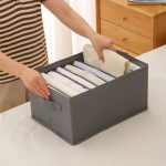 9-Grid Drawer Clothes Organizer for Wardrobe & Folded Clothes - Image 3