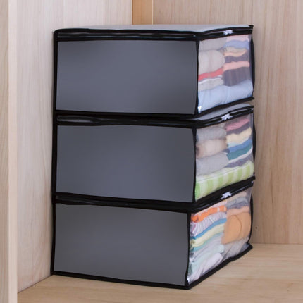 Cloth Storage Bags with Clear Window Shirt,Pant,three pcs Organizer - Image 5