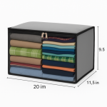 Cloth Storage Bags with Clear Window Shirt,Pant,three pcs Organizer - Image 2