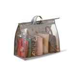XL Clear Handbag Storage Organizer with Zipper - Image 3