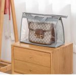 XL Clear Handbag Storage Organizer with Zipper - Image 4