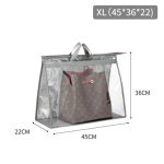 XL Clear Handbag Storage Organizer with Zipper - Image 2