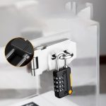 Lock 4 Digits Combination Mini Size Padlock Waterproof Outdoor Heavy Duty - Image 5