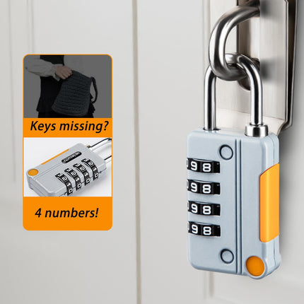 Lock 4 Digits Combination Mini Size Padlock Waterproof Outdoor Heavy Duty - Image 3