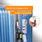 Lock 4 Digits Combination Mini Size Padlock Waterproof Outdoor Heavy Duty - Image 2