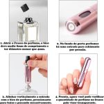 Travel Perfume Rechargeable Spray Bottle Mini Refillable Spray Jar Scent Pump - Image 2