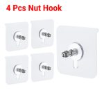 Heavy Duty Adhesive Hooks, Wall Hooks for Hanging 4 Pcs - Image 5