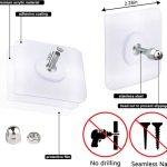 Heavy Duty Adhesive Hooks, Wall Hooks for Hanging 4 Pcs - Image 4
