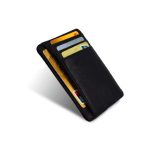 RFID Blocking Card Holder Minimalist Genuine Leather Slim Wallet - Image 6