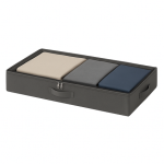 Underbed Storage Organizer with Clear Top, Foldable Box with Dual Zipper & Handles - Image 4