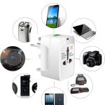Universal All-In-One (US UK EU AU) World Wide International Travel Adapter Plug - Image 4
