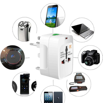 Universal All-In-One (US UK EU AU) World Wide International Travel Adapter Plug - Image 4